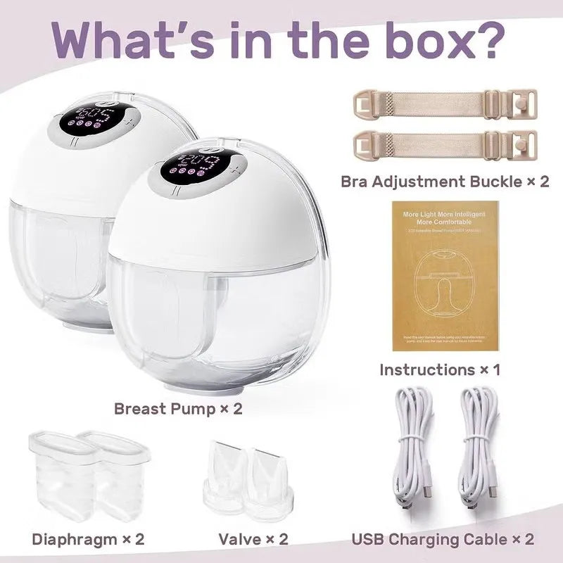 All-in-one M5 Wearable Breast Pump - Painlessly Pump