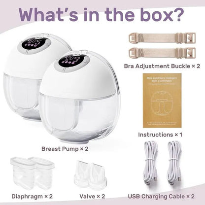 All-in-one M5 Wearable Breast Pump - Painlessly Pump